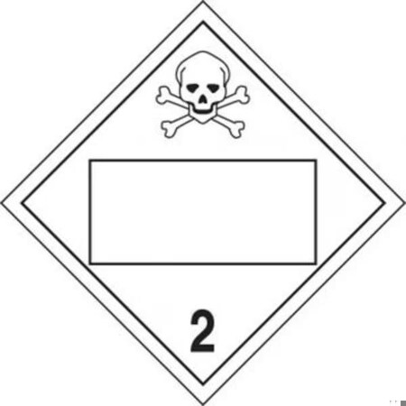 Accuform BLANK DOT PLACARD HAZARD CLASS 2 MPL4DG2CVS1 MPL4DG2CVS1